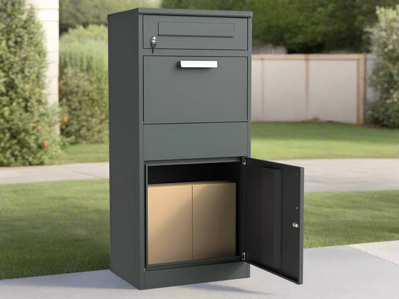 Premium Paketbox mit Briefkasten – sicherer Paketkasten & Briefempfang in einem