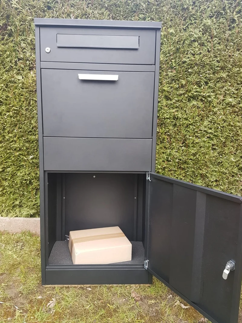 Premium Paketbox mit Briefkasten – sicherer Paketkasten & Briefempfang in einem