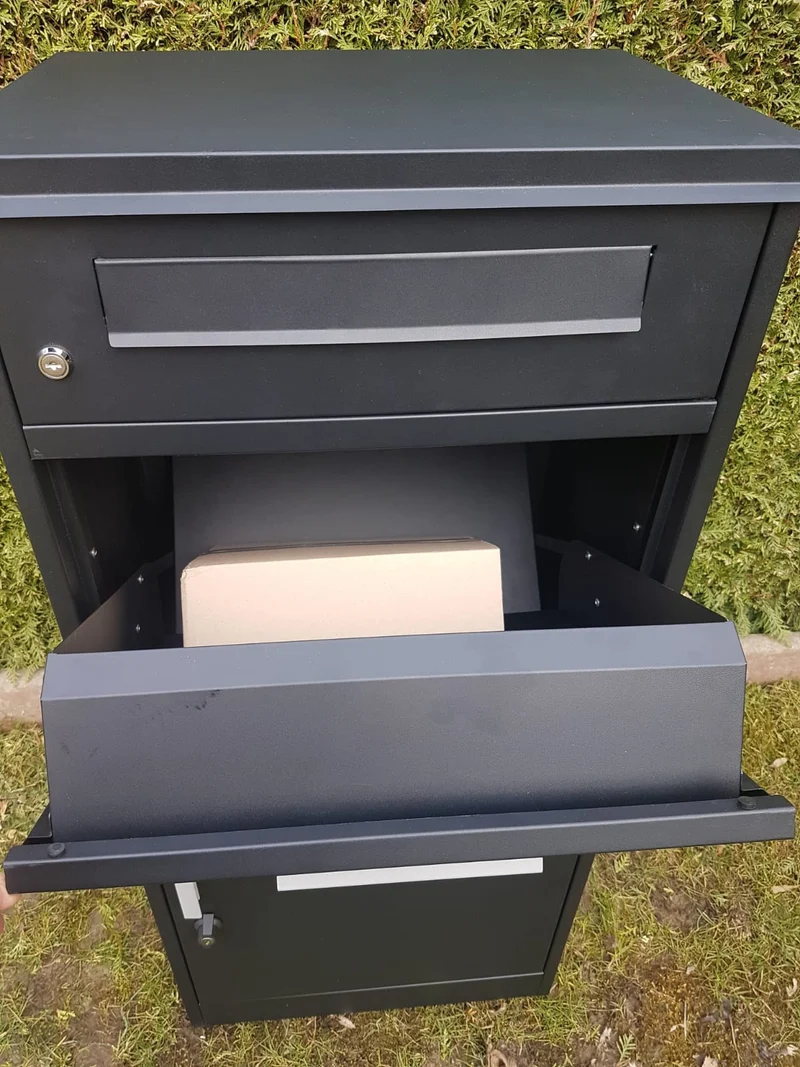 Premium Paketbox mit Briefkasten – sicherer Paketkasten & Briefempfang in einem