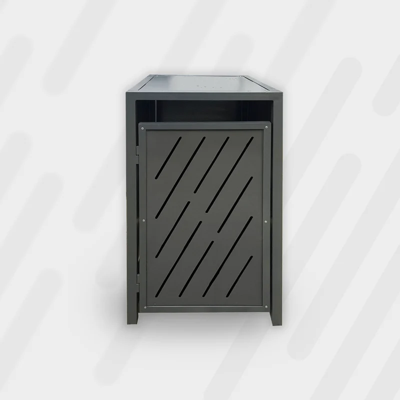 PREMIUM Metall 1er Mülltonnenbox