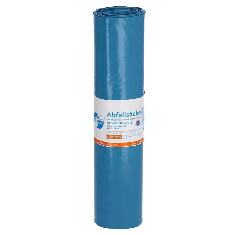 DEISS Müllsäcke Blau 120 Liter Typ 60 20013