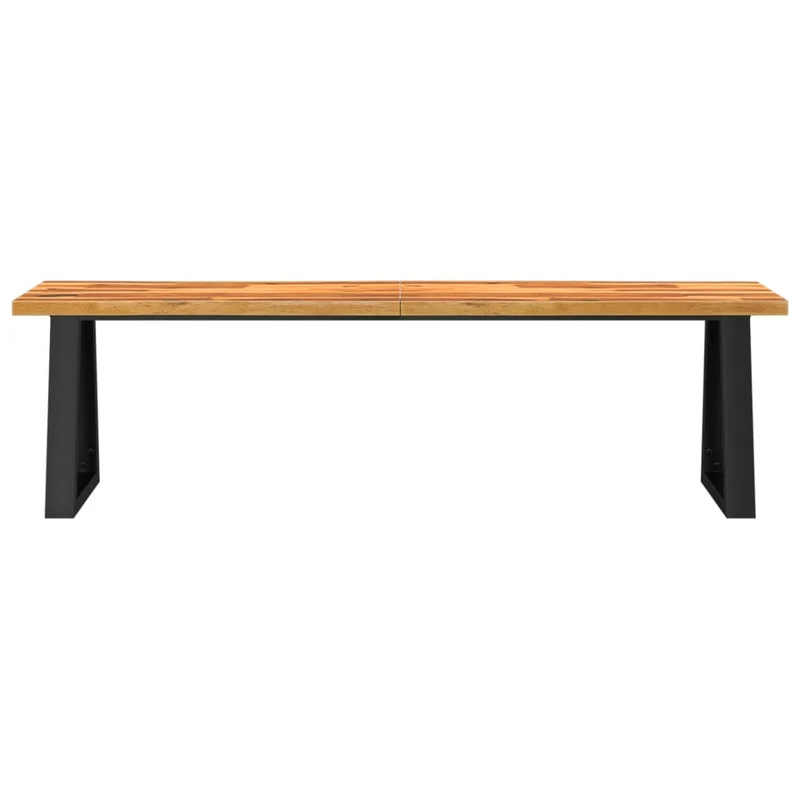 vidaXL - Sitzbank, Bank Baumkante, Bank zum Sitzen, 160 × 35 × 45 cm, Massivholz Akazie