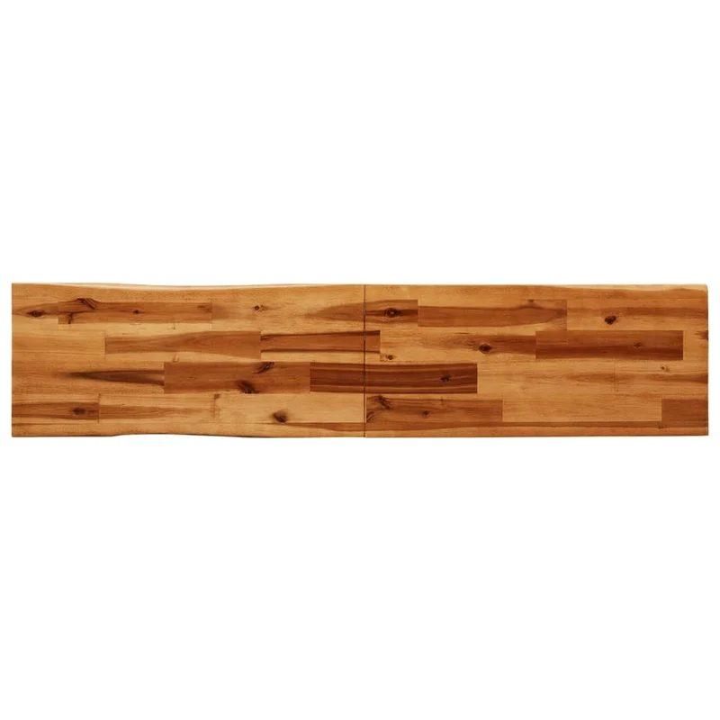 vidaXL - Sitzbank, Bank Baumkante, Bank zum Sitzen, 160 × 35 × 45 cm, Massivholz Akazie