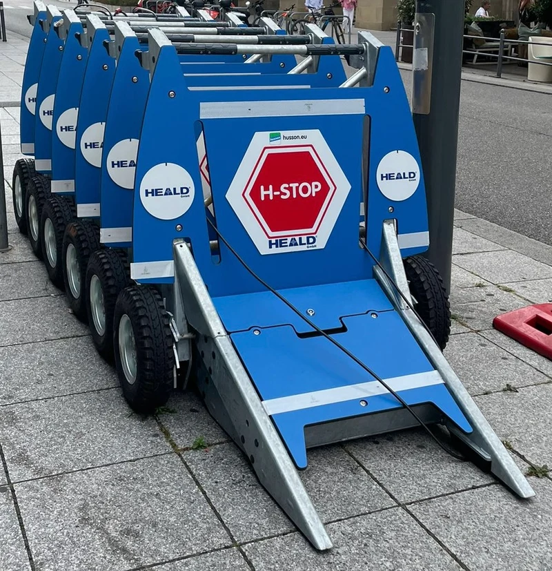 Mobile Sicherheitssperre H-Stop