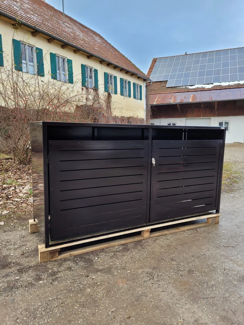 Fahrradbox für 4 Fahrräder, E-Bike, Allzweckbox