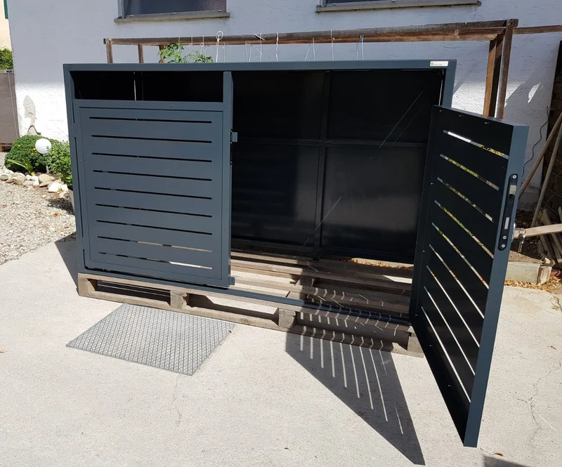 Fahrradbox für 4 Fahrräder, E-Bike, Allzweckbox