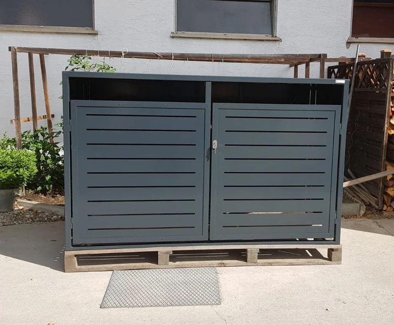 Fahrradbox für 4 Fahrräder, E-Bike, Allzweckbox