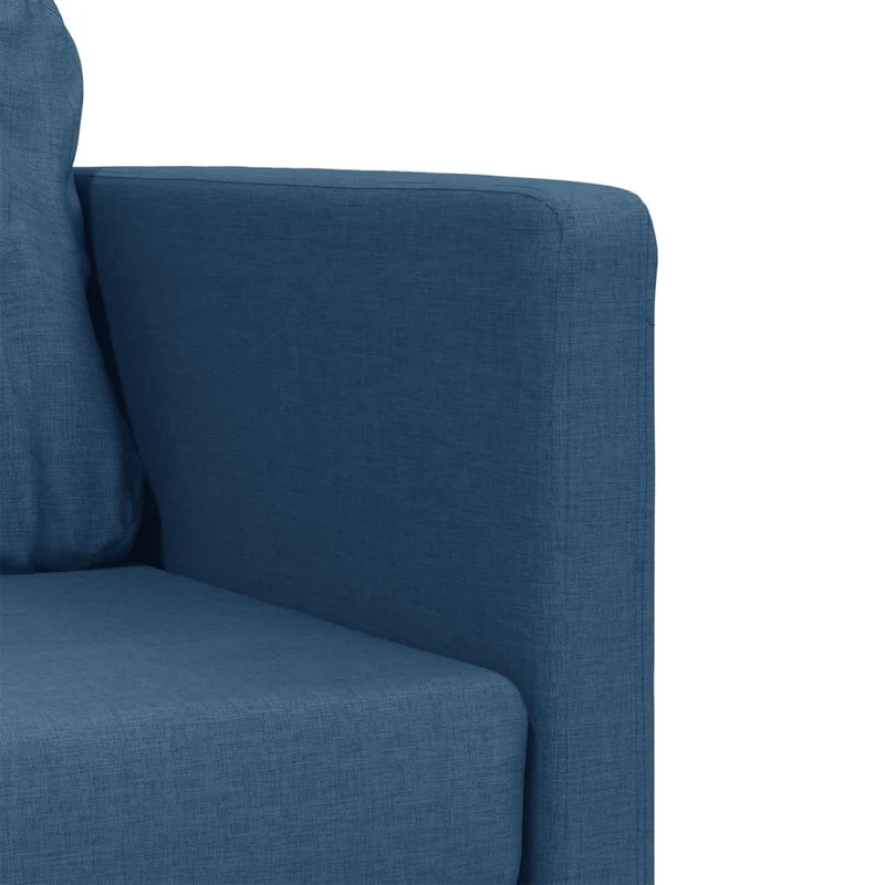 vidaXL - Bodensofa, Bodencouch, Bodensofa mit Schlaffunktion, 112 x60x55cm (112x174x55cm), Tragfähigkeit (pro Sitz) 110 kg, Stoff, Blau