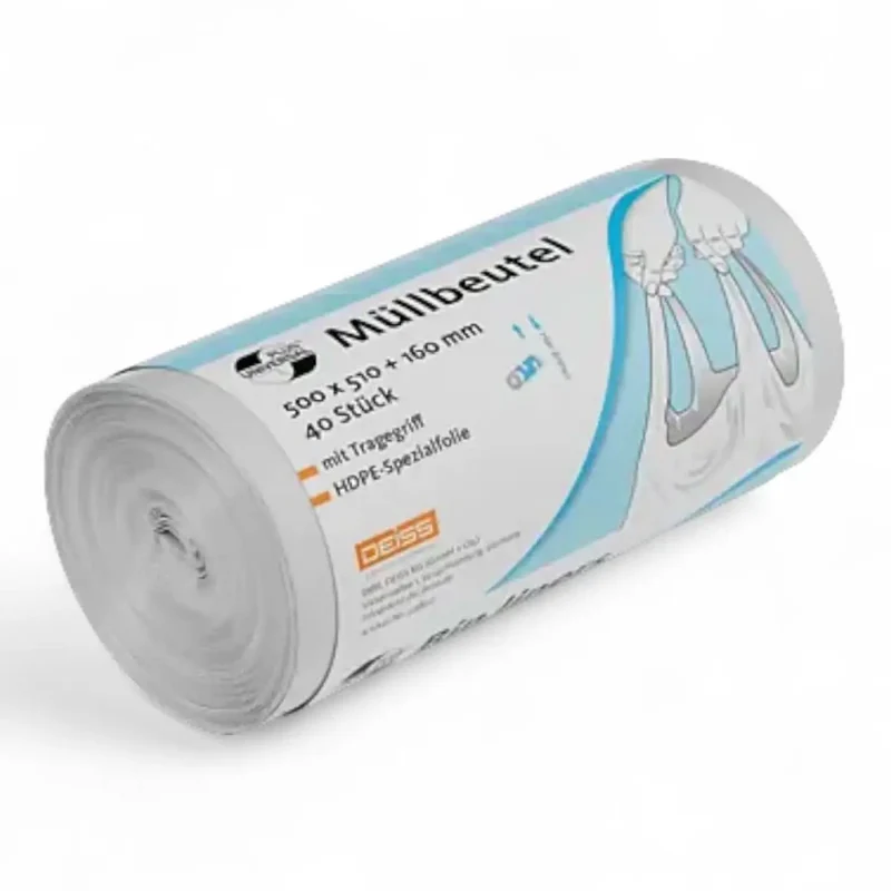 DEISS Universal Plus Müllbeutel 30 Liter transparent 49800