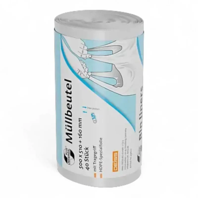 DEISS Universal Plus Müllbeutel 30 Liter transparent 49800