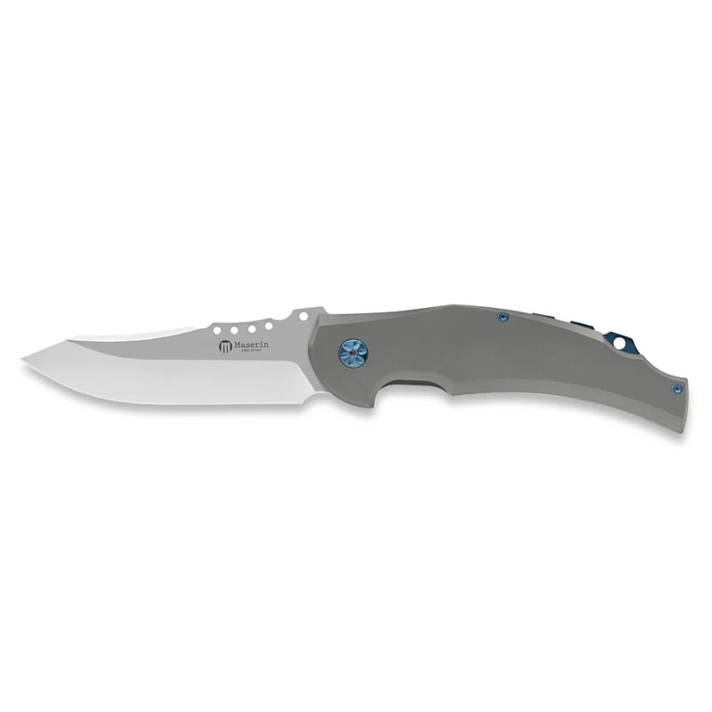Maserin ENERGY - Elegantes Klappmesser aus Titan, Knife Collaboration of the Year-Preis auf der Blade Show 2021 gewonnen hat, Klappmesser, D2, Titan