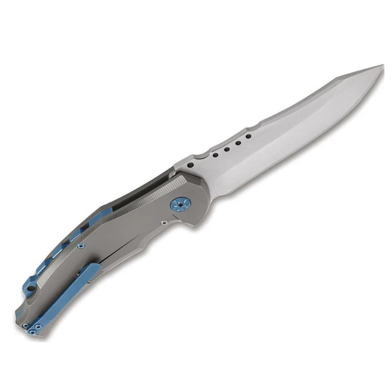 Maserin ENERGY - Elegantes Klappmesser aus Titan, Knife Collaboration of the Year-Preis auf der Blade Show 2021 gewonnen hat, Klappmesser, D2, Titan
