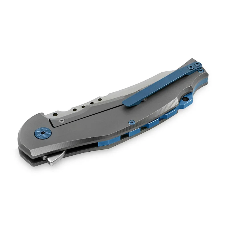 Maserin ENERGY - Elegantes Klappmesser aus Titan, Knife Collaboration of the Year-Preis auf der Blade Show 2021 gewonnen hat, Klappmesser, D2, Titan