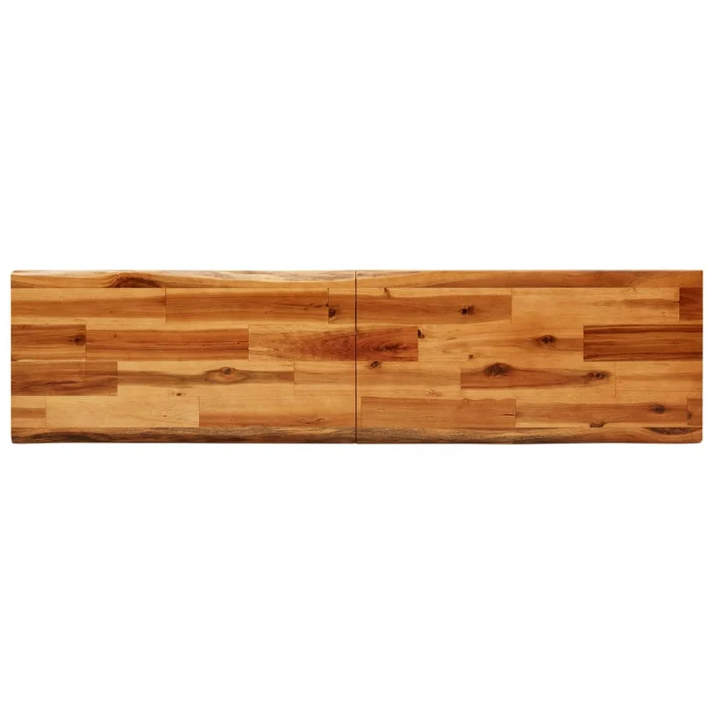 vidaXL - Sitzbank, Bank Baumkante, 140 x 35 x 45 cm, Massivholz Akazie