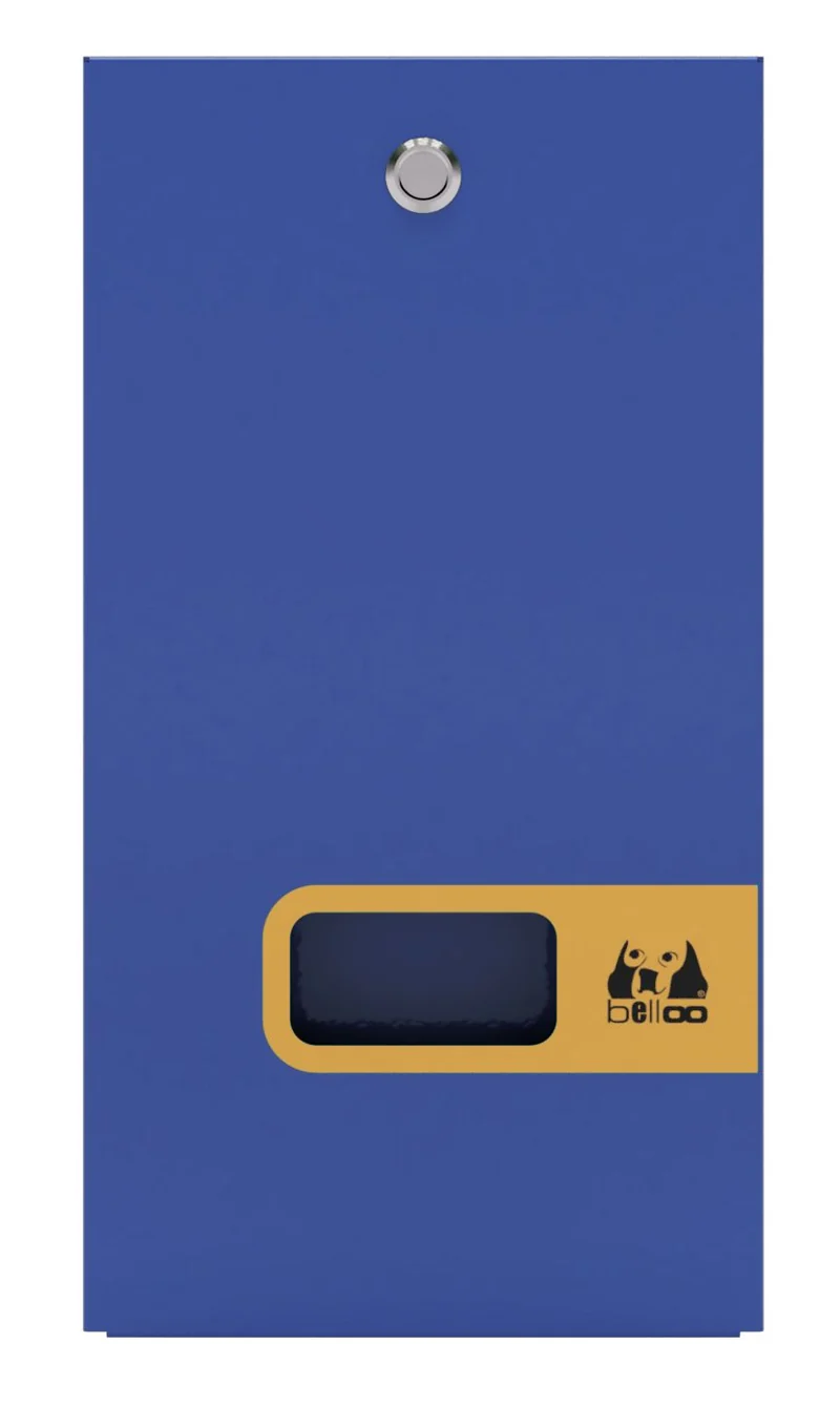 Beutelspenderbox bello luca signalblau