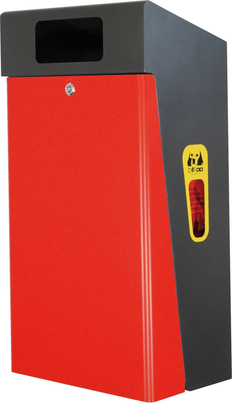 Hundetoilette belloo combi sevi 60 Inox blutorange / anthrazit