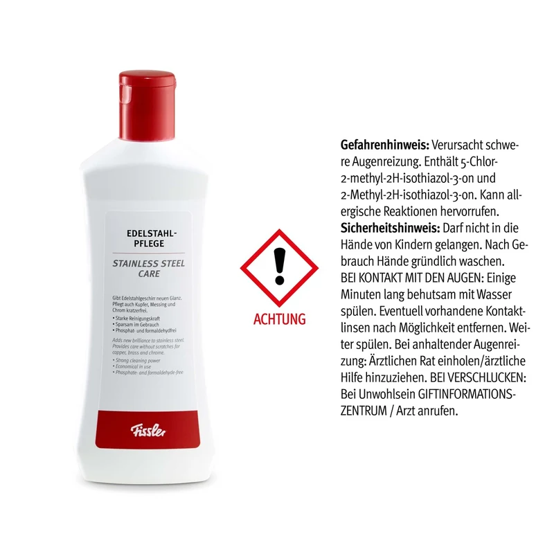 Edelstahl-Pflege