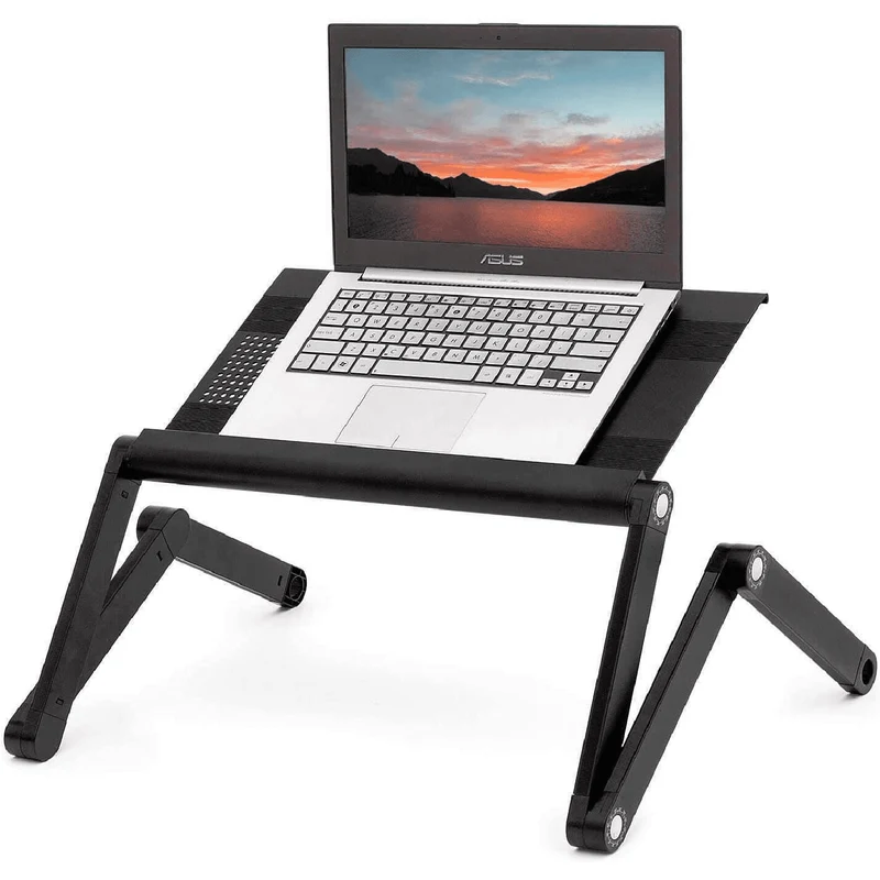 WonderWorker Nobel - Laptoptisch, Betttisch, Laptoptisch Höhenverstellbar, Laptopständer Höhenverstellbar, Laptoptisch Bett, Laptoptisch Sofa