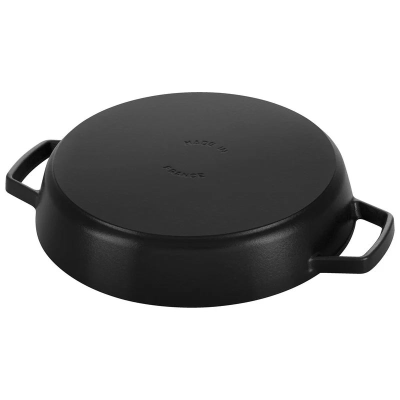 Pans Paella-Pfanne 34 cm, Gusseisen, Schwarz
