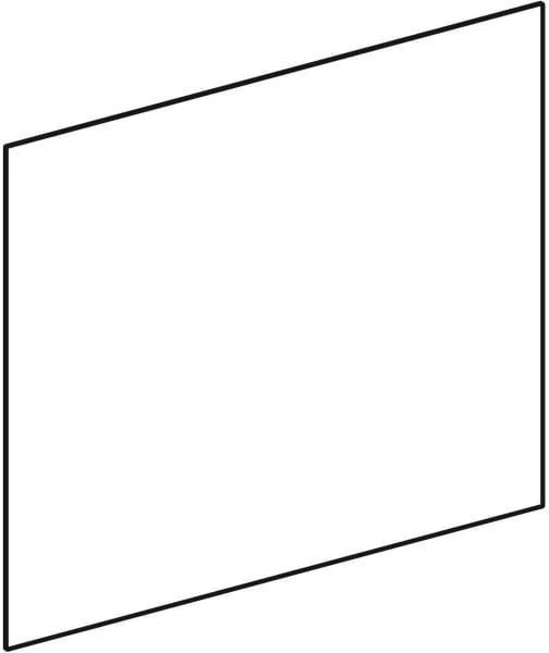 Geberit Acanto Schubladenfront für Unterschrank, Breite 60 cm, Weiß – passend für Waschtisch
