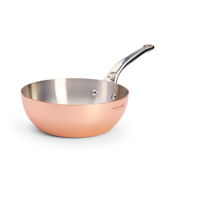 Kupfer Sauteuse konisch 20cm