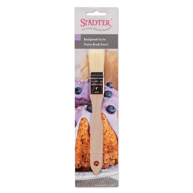 Backpinsel 2,5 cm Natur Naturborste