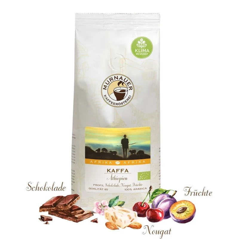 Kaffee-Bohnen, Äthiopien Kaffa - Bio, 1 kg – VPE 5