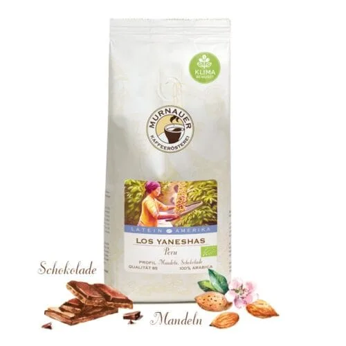 Kaffee-Bohnen, Peru Los Yaneshas - Bio, 1 kg – VPE 5