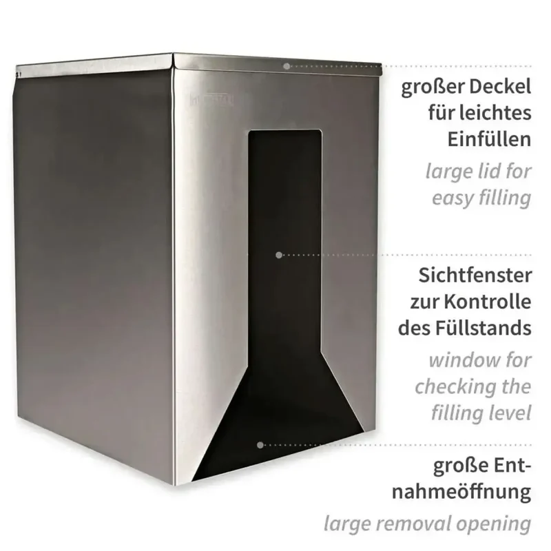 HygoStar Spender für Overalls & Kittel Edelstahl