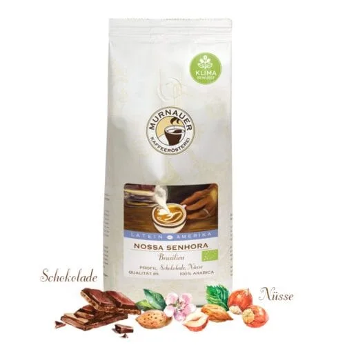 Kaffee-Bohnen, Brasilien Nossa Senhora - Bio, 1 kg – VPE 5