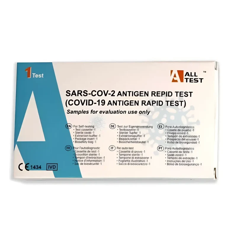 Alltest Schnelltest Coronatest Bfarm gelistet mit CE für Laien 5 Stück