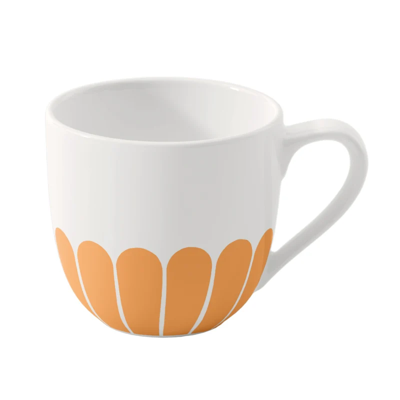 Espressotasse Fleur, Gelb 70ml