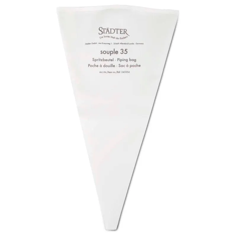 Profi-Spritzbeutel 35 cm 35 souple Weiss Nylongewebe