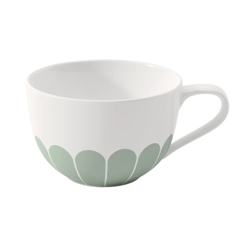 Cappuccino-Tasse Fleur, Grün 300ml