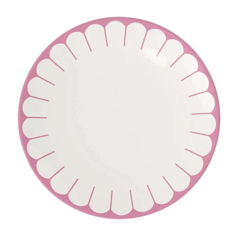 Speiseteller Fleur, Pink 26,6cm