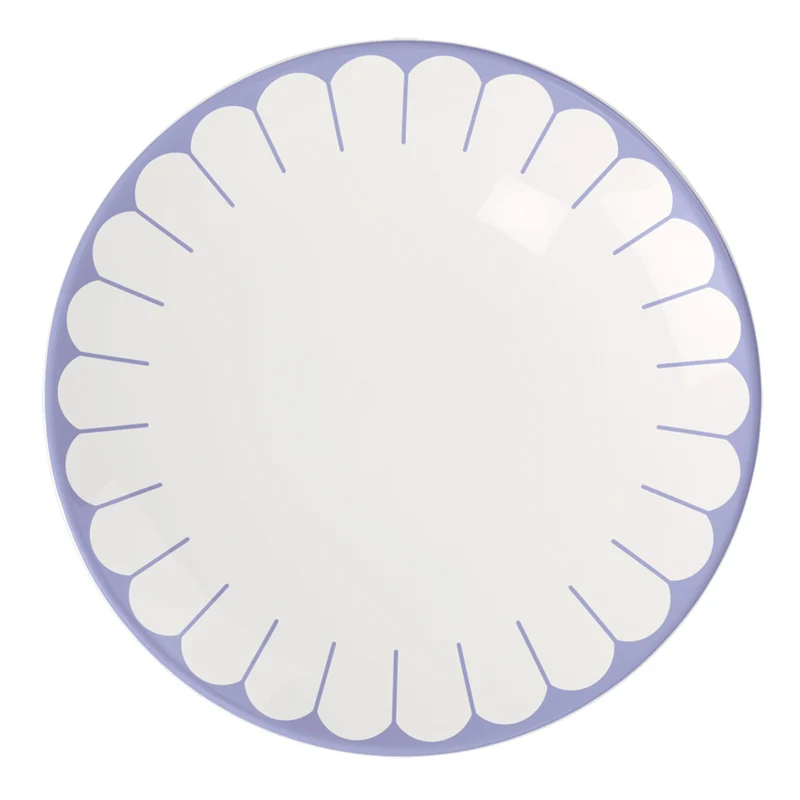 Frühstücks-/ Dessertteller Fleur, Blau 21,2cm