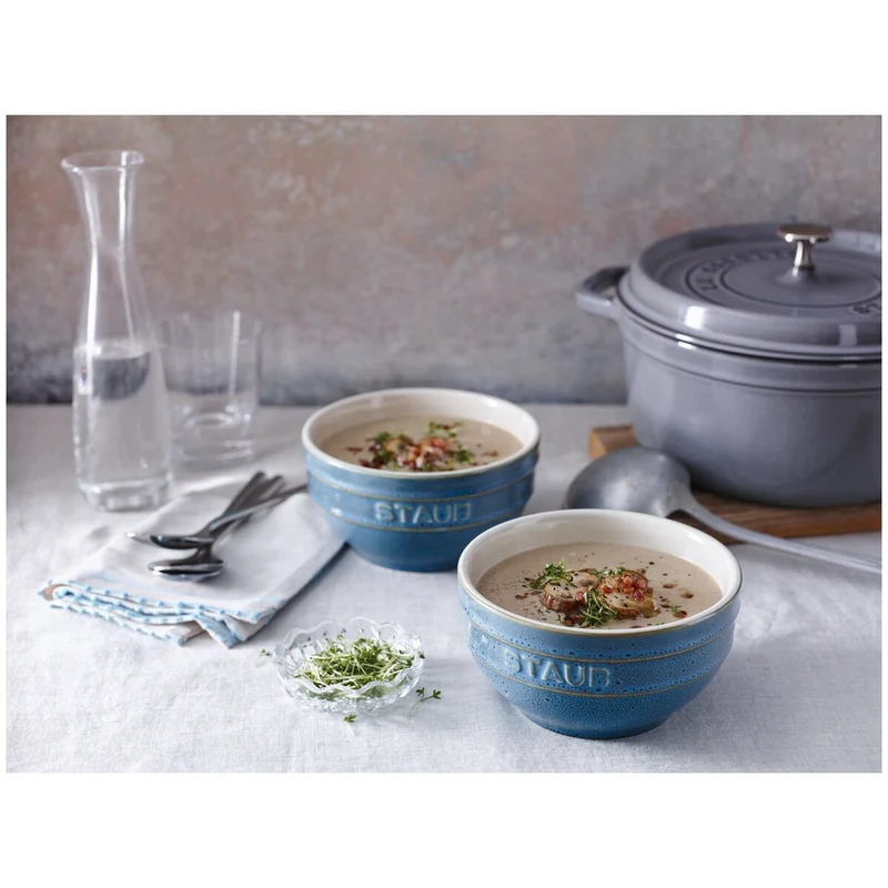 La Cocotte Cocotte 24 cm, rund, Graphit-Grau, Gusseisen