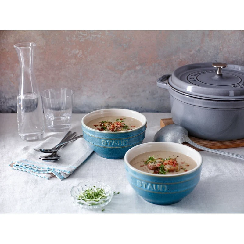 La Cocotte Cocotte 24 cm, rund, Graphit-Grau, Gusseisen