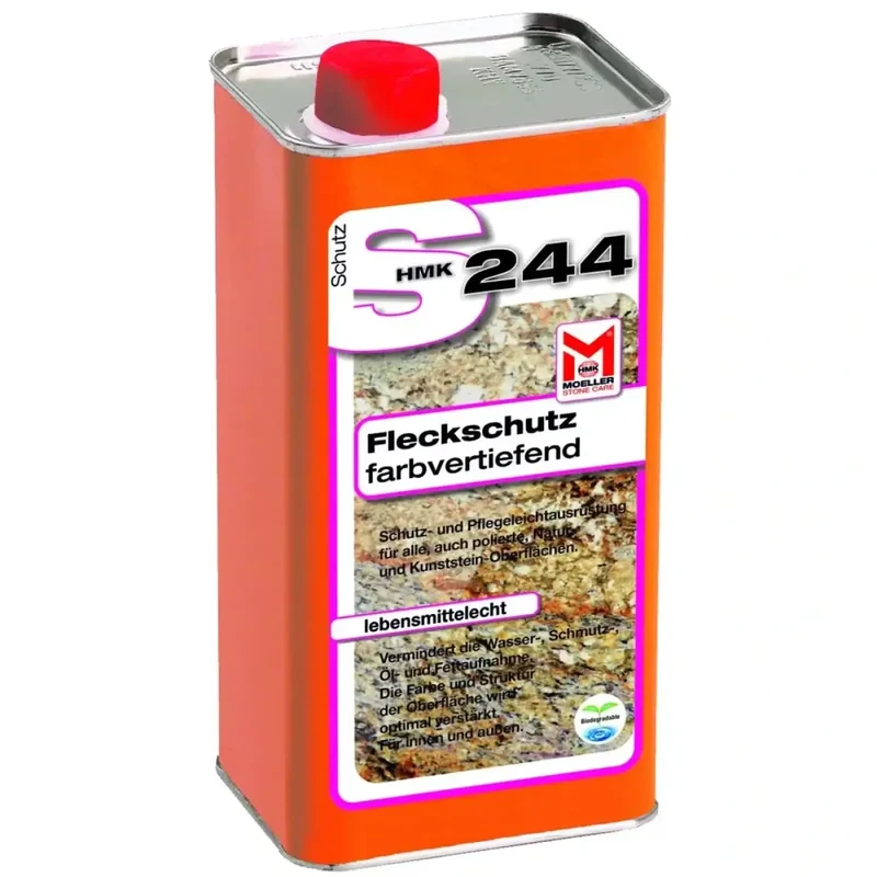 HMK S244 Fleckschutz farbvertiefend 1l Steinimprägnierung