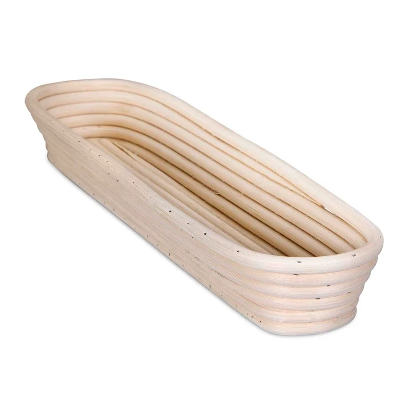 Gärkorb Baguette 36 x 7,5 cm / H 4,5 cm Rattan