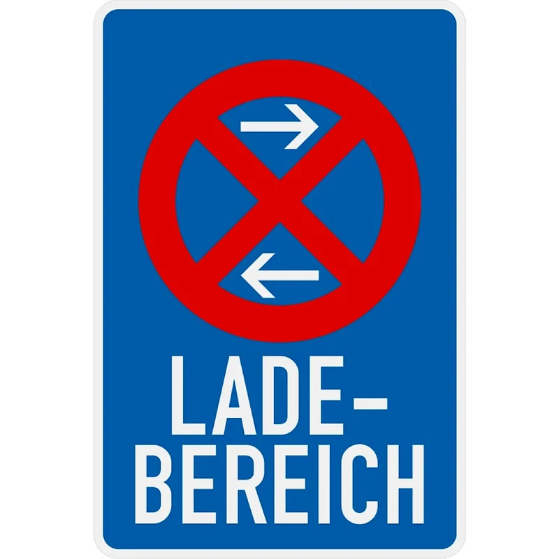 Verkehrszeichen VZ230-31 Ladebereich - 630x420 Randform RA2