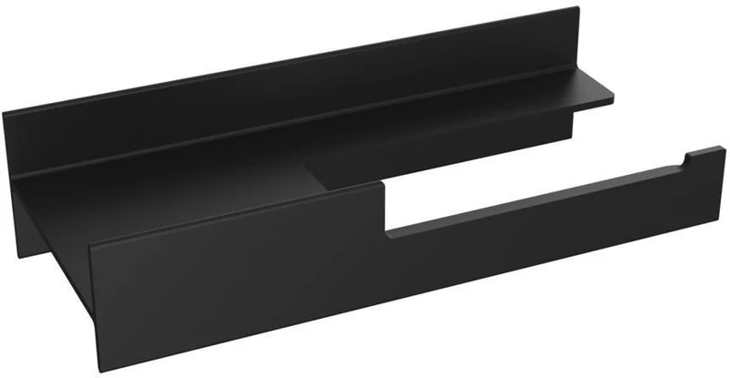 EMCO Papierhalter S 85 Aufnahme rechts schwarz-matt – Wandmontage