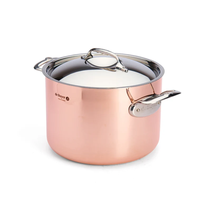 Kupfer Bratentopf hoch 24cm
