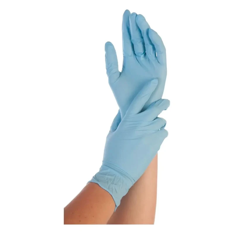 Hygonorm "Safe Fit" Nitril-Handschuhe Blau 100 Stück
