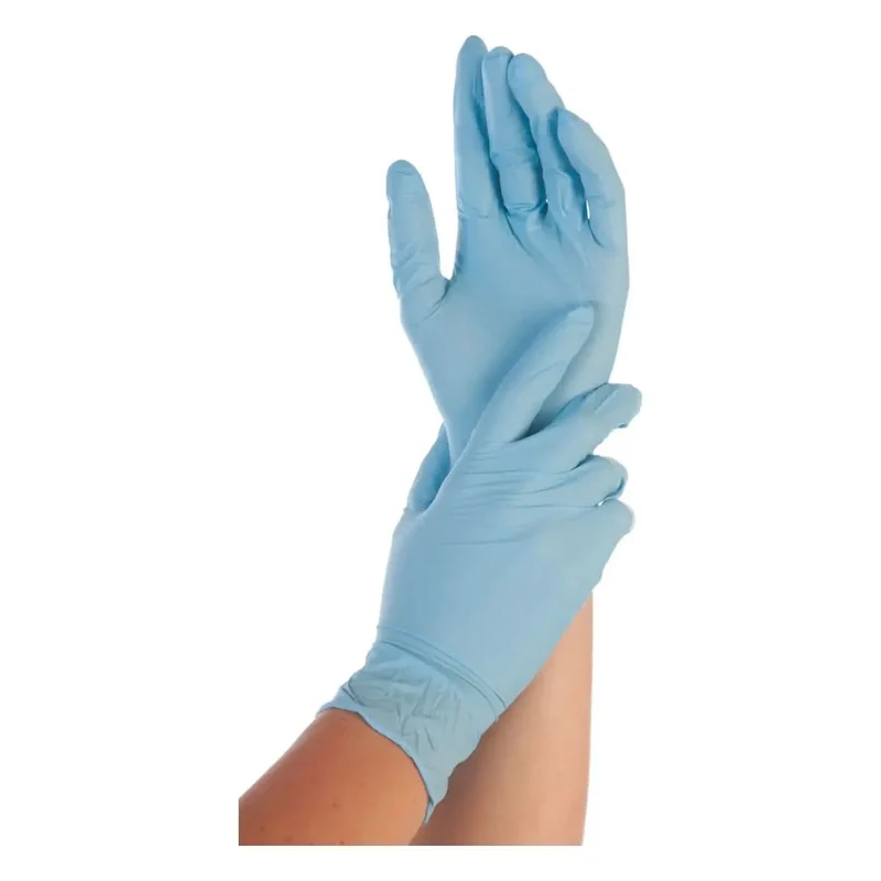 Hygonorm "Allfood Safe" Nitril-Handschuhe Blau 250 Stück