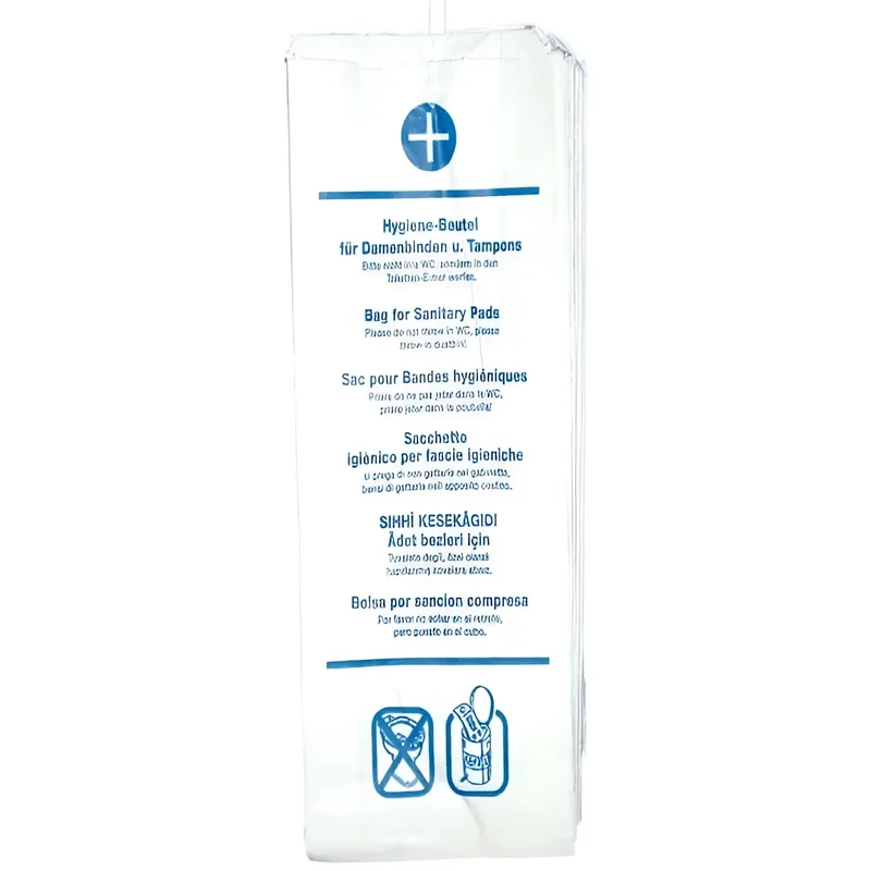 Hygostar Hygienebeutel Papier 6-sprachig 125 Stück