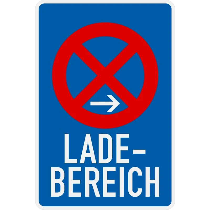 Verkehrszeichen VZ230-20 Ladebereich - 630x420 Randform RA2