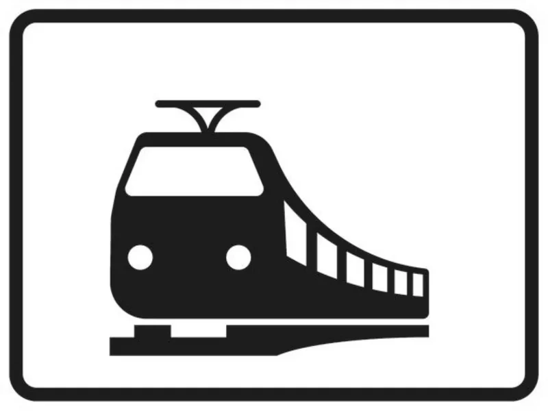 Verkehrszeichen VZ1048-18 Nur Schienenbahnen