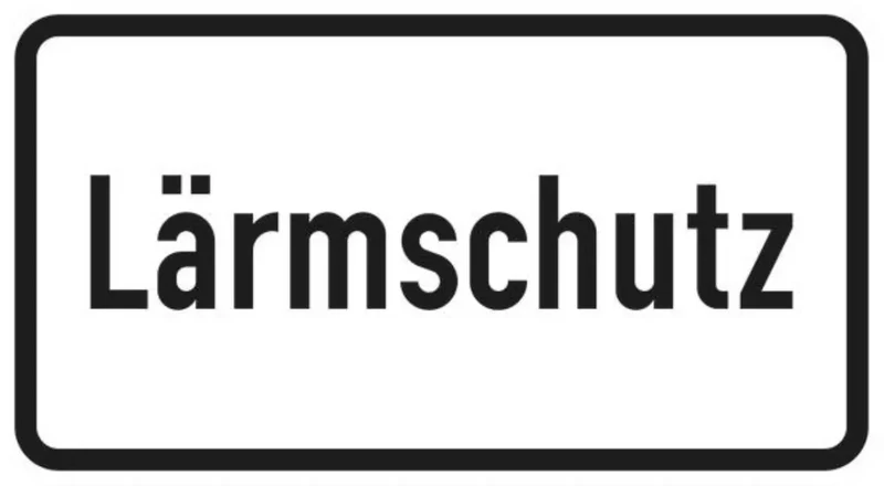 Verkehrszeichen VZ1012-36 Lärmschutz