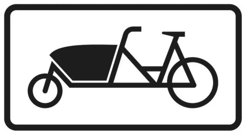 Verkehrszeichen VZ1010-69 Lastenfahrräder
